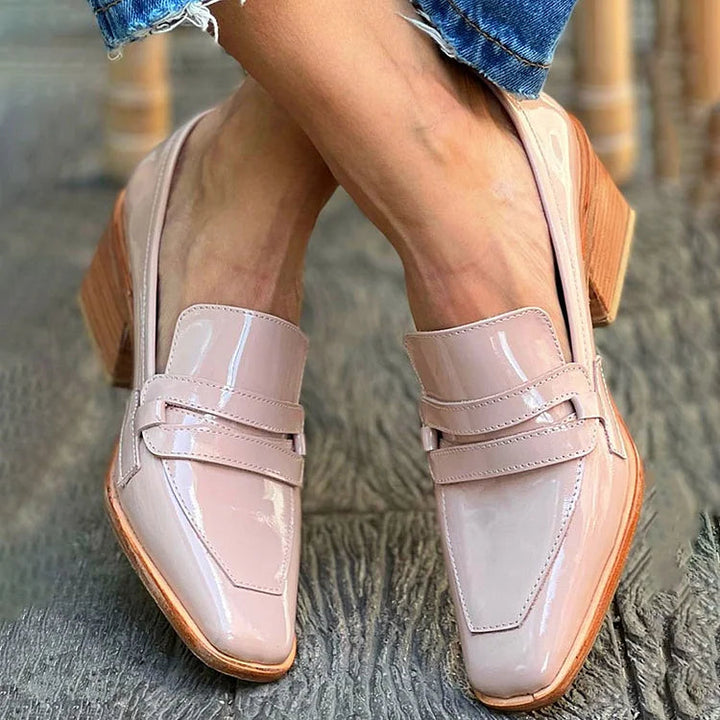 MOCASSINS MED BRED KLACK GLANSIG