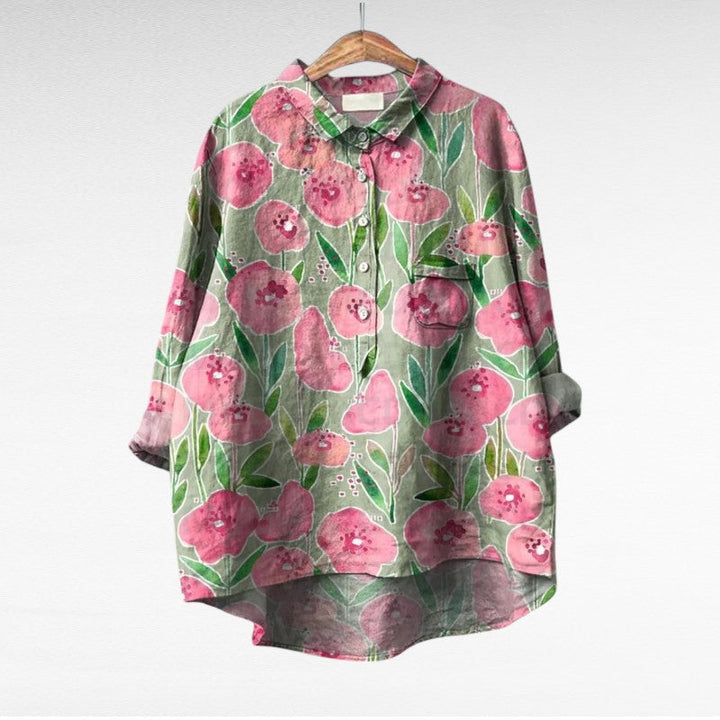 Thérèse | Elegant Linne Sommarblus