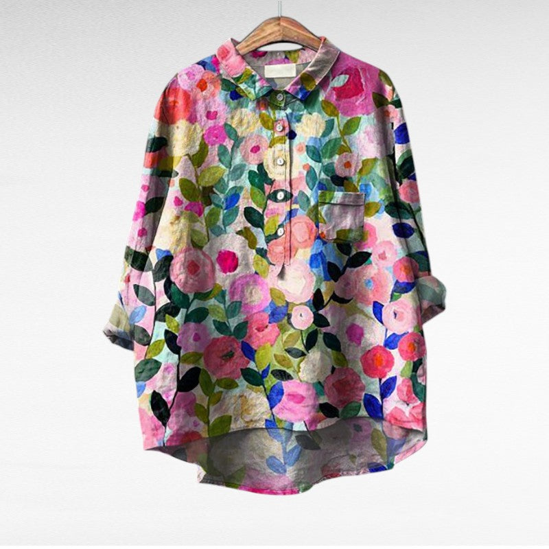 Claire | Elegant Linne Sommarblus