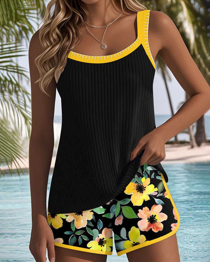 Matilda | Tvådelad Strand Tankini Byxor