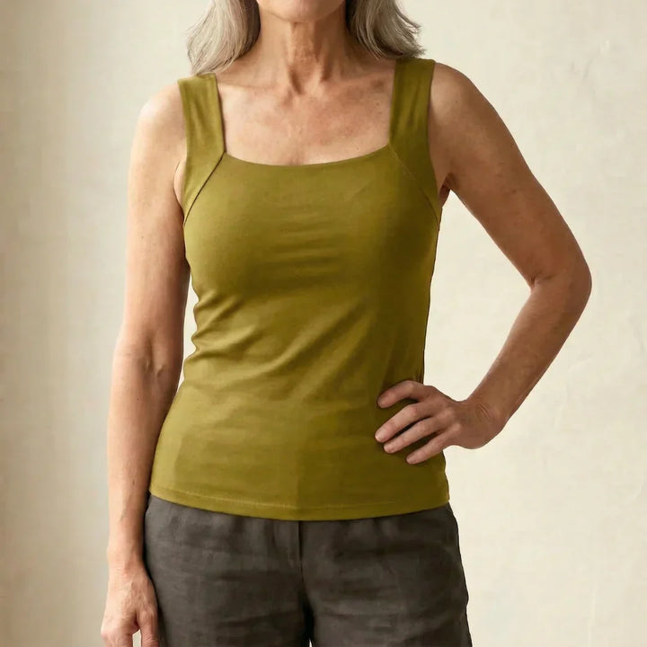 Roxanne linne olivgrön