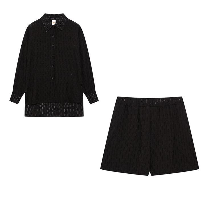 Elizabeth - Lätt skjorta och shorts-set