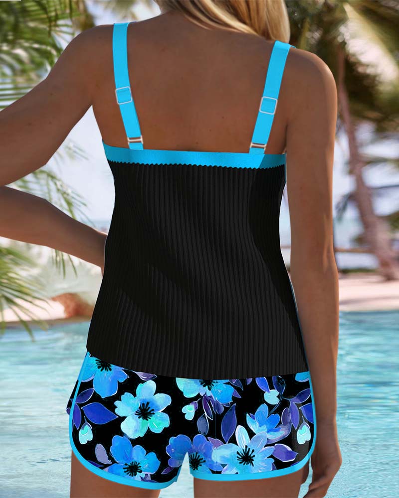 Matilda | Tvådelad Strand Tankini Byxor
