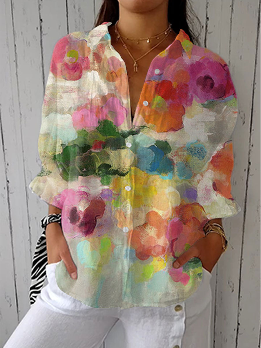 Elara Watercolour Dreams Blus Flerfärgad