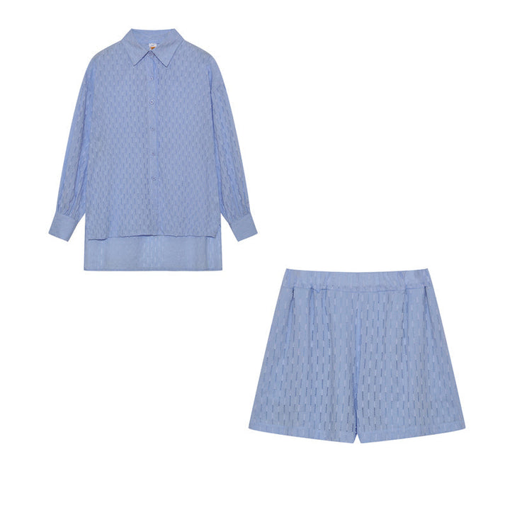 Elizabeth - Lätt skjorta och shorts-set