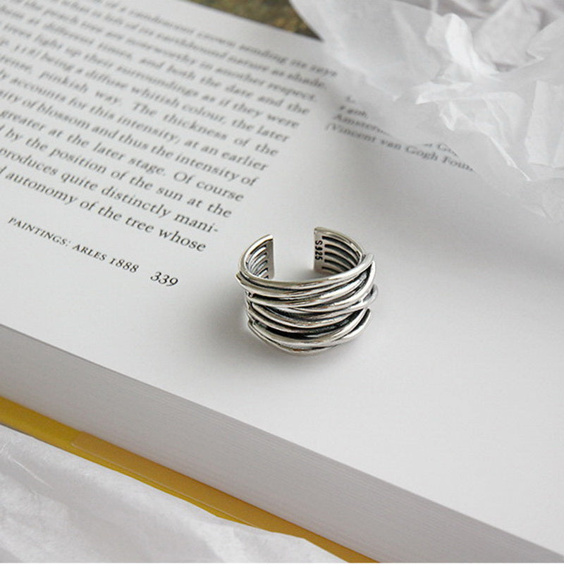 TAYLOR | ELEGANT LAGERAD SILVER RING