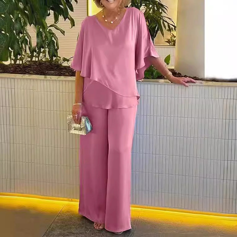 Martha - Bekväm Vidbyx Set