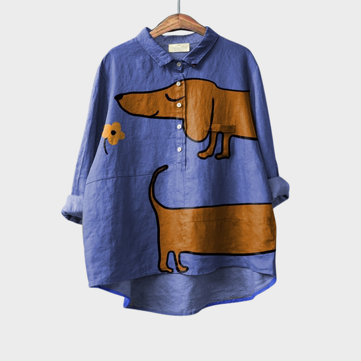 Amélie | Elegant linne sommarblus