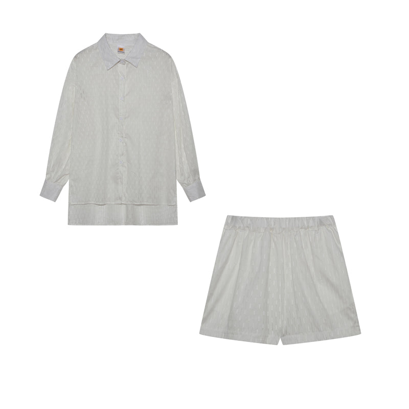 Elizabeth - Lätt skjorta och shorts-set