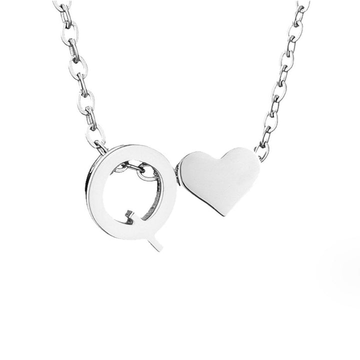 YAHNA | BREV INITIAL SILVER HÄNGSmycke
