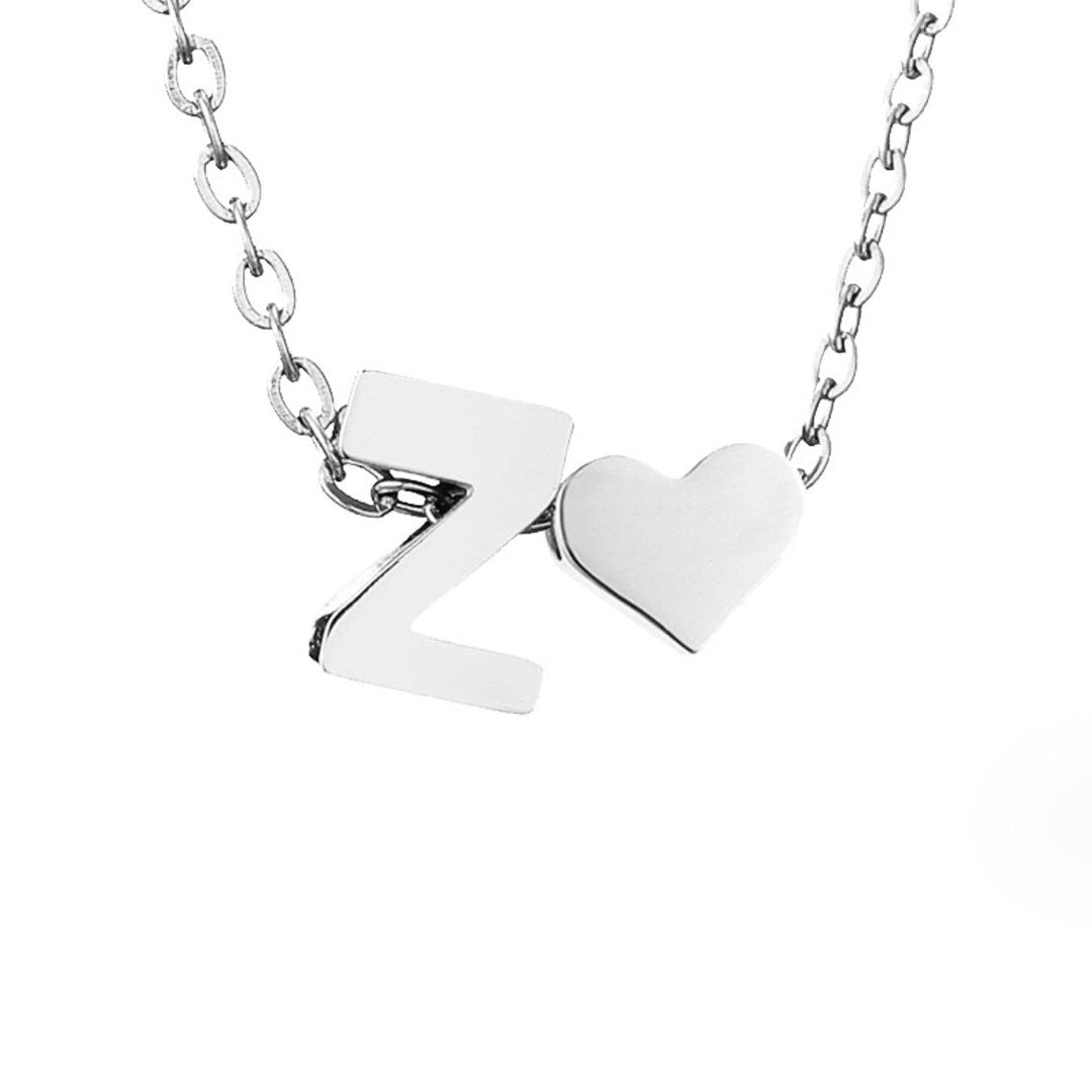 YAHNA | BREV INITIAL SILVER HÄNGSmycke