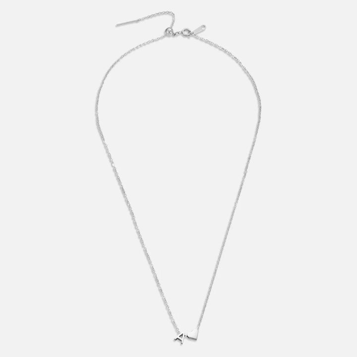 YAHNA | BREV INITIAL SILVER HÄNGSmycke