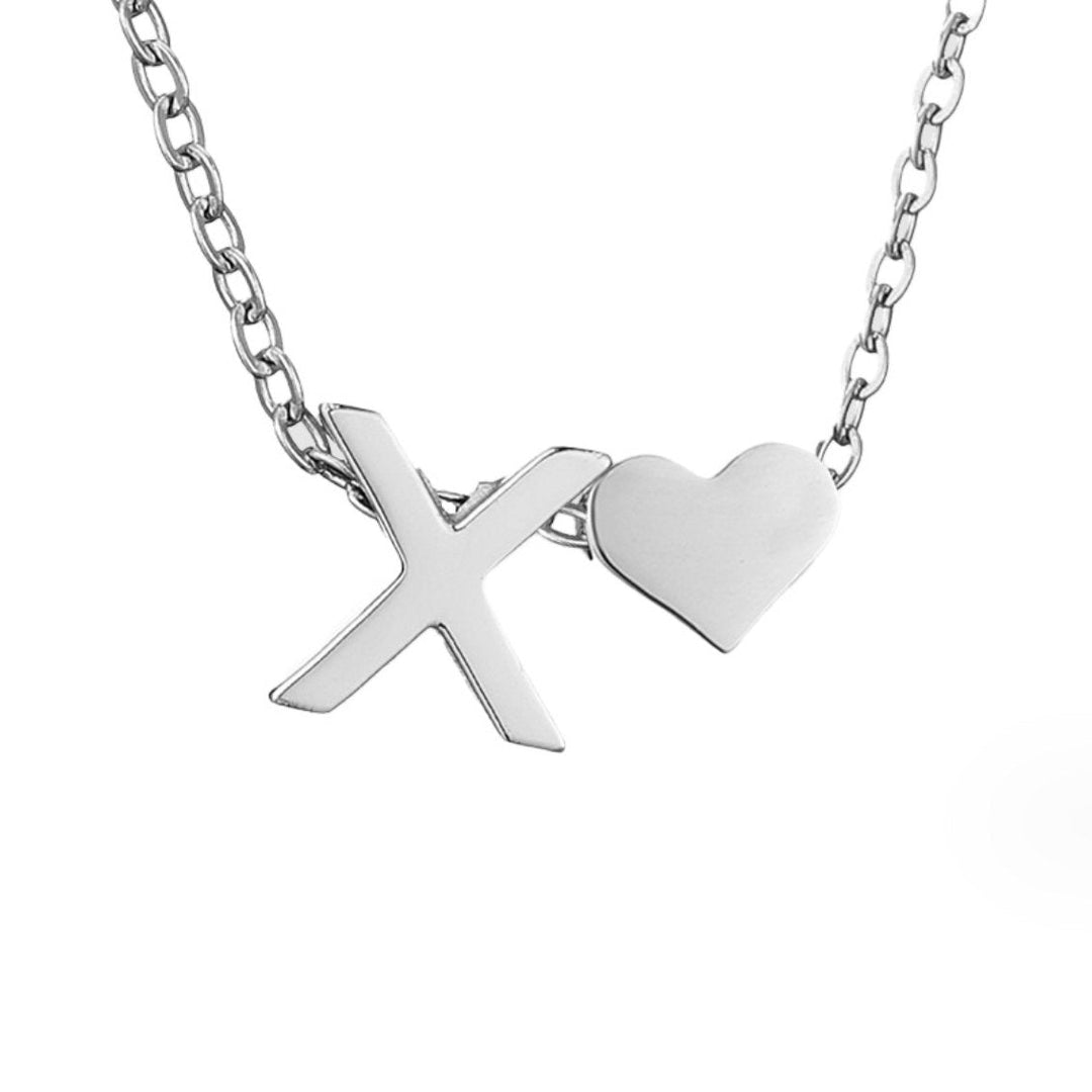 YAHNA | BREV INITIAL SILVER HÄNGSmycke